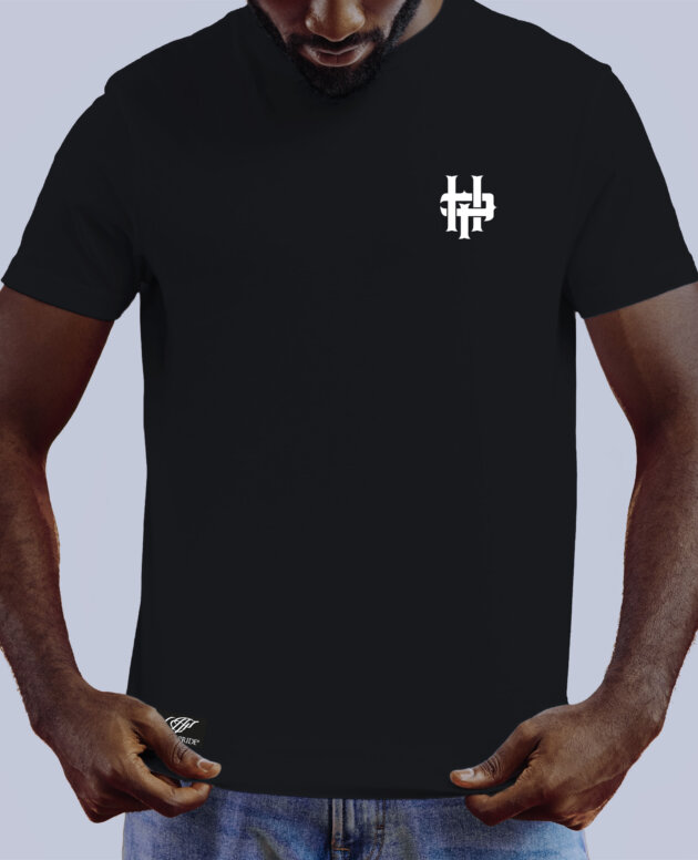 Tshirt essential regular crest Black
