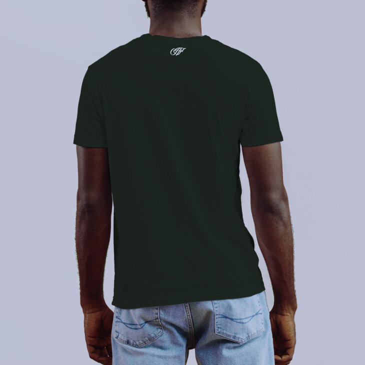 Tshirt essential regular crest Forest Green