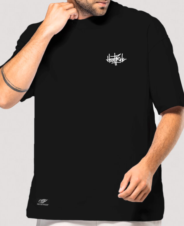 Oversize Tshirt Graffittude Black