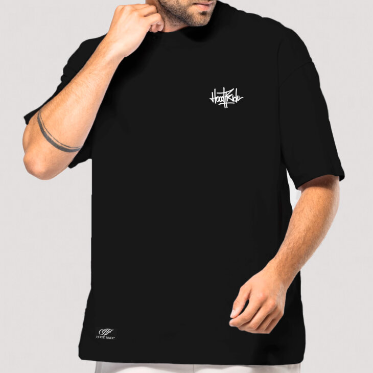 Oversize Tshirt Graffittude Black