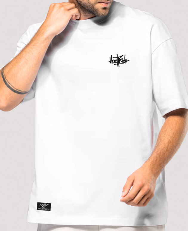 Tshirt oversize Graffitude white