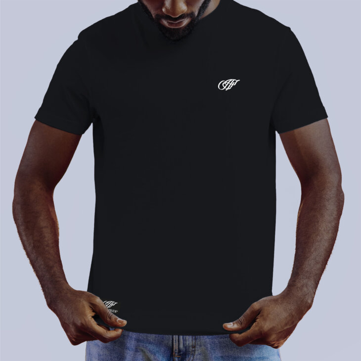 Tshirt regular handstyle Black