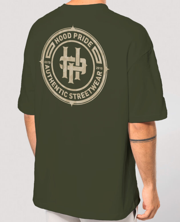 Tshirt Compass Khaki